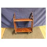 WOODEN SHELF - 17" WIDE, 24" TALL, 7.5" DEEP