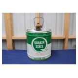 QUAKER STATE 5 GALLON MOTOR OIL CAN