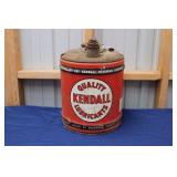 KENDALL QUALITY LUBRICANTS 5 GALLON CAN
