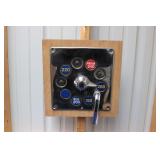 MOUNTED VINTAGE GAS PUMP SELECTOR