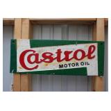 CASTROL MOTOR OIL CAST IRON SIGN