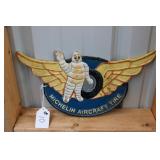 1981 CHELSEA MICHELIN AIRCRAFT TIRE CAST IRON SIGN