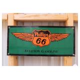 VINTAGE SSP PHILLIPS 66 AVIATION OIL SIGN