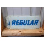 (2) REGULAR AD GLASS