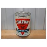 OILZUM MOTORCYCLE MOTOR OIL COMPOSITE QUART CAN
