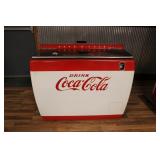 VINTAGE COCA-COLA ROLLING CHEST FREEZER