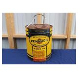 PENNZOIL MOTOR OIL 5 GALLON CAN