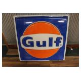ZIMMERMAN SIGN CO. ILLUMINATED GULF SIGN