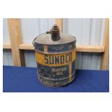 SUNOCO MOTOR OIL 5 GALLON CAN