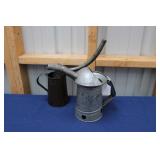 HUFFMAN & BEACON 1 QUART OILER CANS