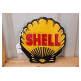 LONDON 1937 SHELL CLAM CAST IRON SIGN
