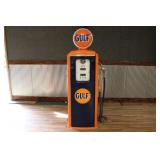 RESTORED TOKHEIM GULF GAS PUMP