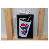 NETWORK DISPLAY IILLUMINATED DIET PEPSI SIGN