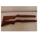 TWO RUGER 10/22 WALNUT STOCKS