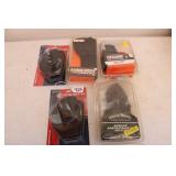 FIVE (NIB) POLYESTER HOLSTERS