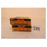 20RDS & 20 BRASS OF WINCHESTER 270 WIN 150GR