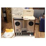 TEAC 3300S REEL TO REEL TAPE DECK W/ ACCESSORIES