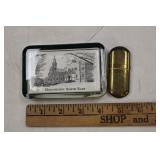 CAMEL BRASS #5 LIGHTER & MERCYHUST PAPER WEIGHT