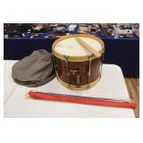 LUDWIG DRUM W/ CASE & STICKS