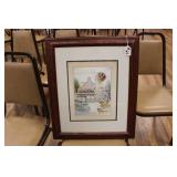W.S DOUGHERTY FRAMED ARTWORK