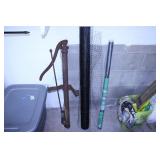 ANITIQUE METAL PUMP & NETTING