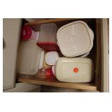 DRAWER OF TUPPERWARE