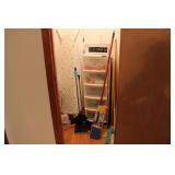 CONTENTS OF CLOSET - CLEANING SUPPLIES
