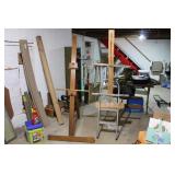 HOMEMADE EASEL STEP STOOL & EASEL