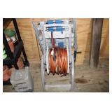 GARDEN HOSE REEL W/ HOSE