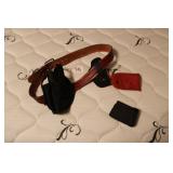 SPORTSMAN ITEMS -HOLSTERS & JON-E HAND WARMER
