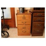 WOODEN FILING CABINET