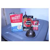 THREE COLLECTIBLE CANS & OILER