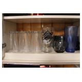ASSORTED DRINKING GLASSES