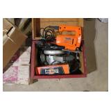 BOX OF POWER TOOLS