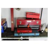 TOOLBOX W/ CONTENTS &TWO SOCKET SETS