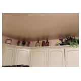 CONTENTS ABOVE KITCHEN CABINETS