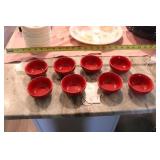 RED HOME COLLECTION DIP DISHES