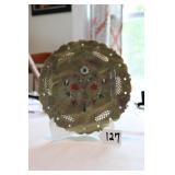 MARBLE INLAY PLATE W/ STAND