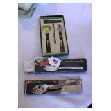 SILVER PLATED SALAD FORK & SERVING SPOON