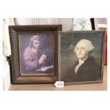 GEORGE W. & PPRAYING MAN PRINT
