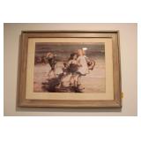 KIDS PLAYING IN WATER PRINT