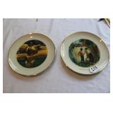 2 MARK TWAIN PLATES