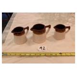 POTTERY MEASURING CUPS