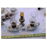 3 MINI HURRICANE LAMPS