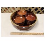 WOODEN BOWL SET