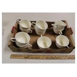 (10) COFFEE MUGS MARKED USA