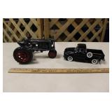 ERTL 1/16TH FARMALL F20 & DANBURY MINT 1956 FORD