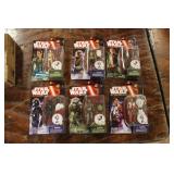 (6) HASBRO STAR WARS THE FORCE AWAKENS FIGURINES