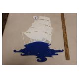 CAST IRON SHIP DECOR