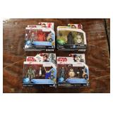 (4) HASBRO STAR WARS FIGURINE SETS